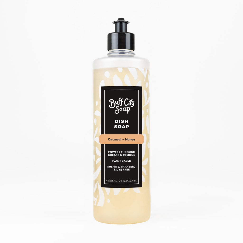Oatmeal + Honey Dish Soap by Buff City Soap Supply, LLC