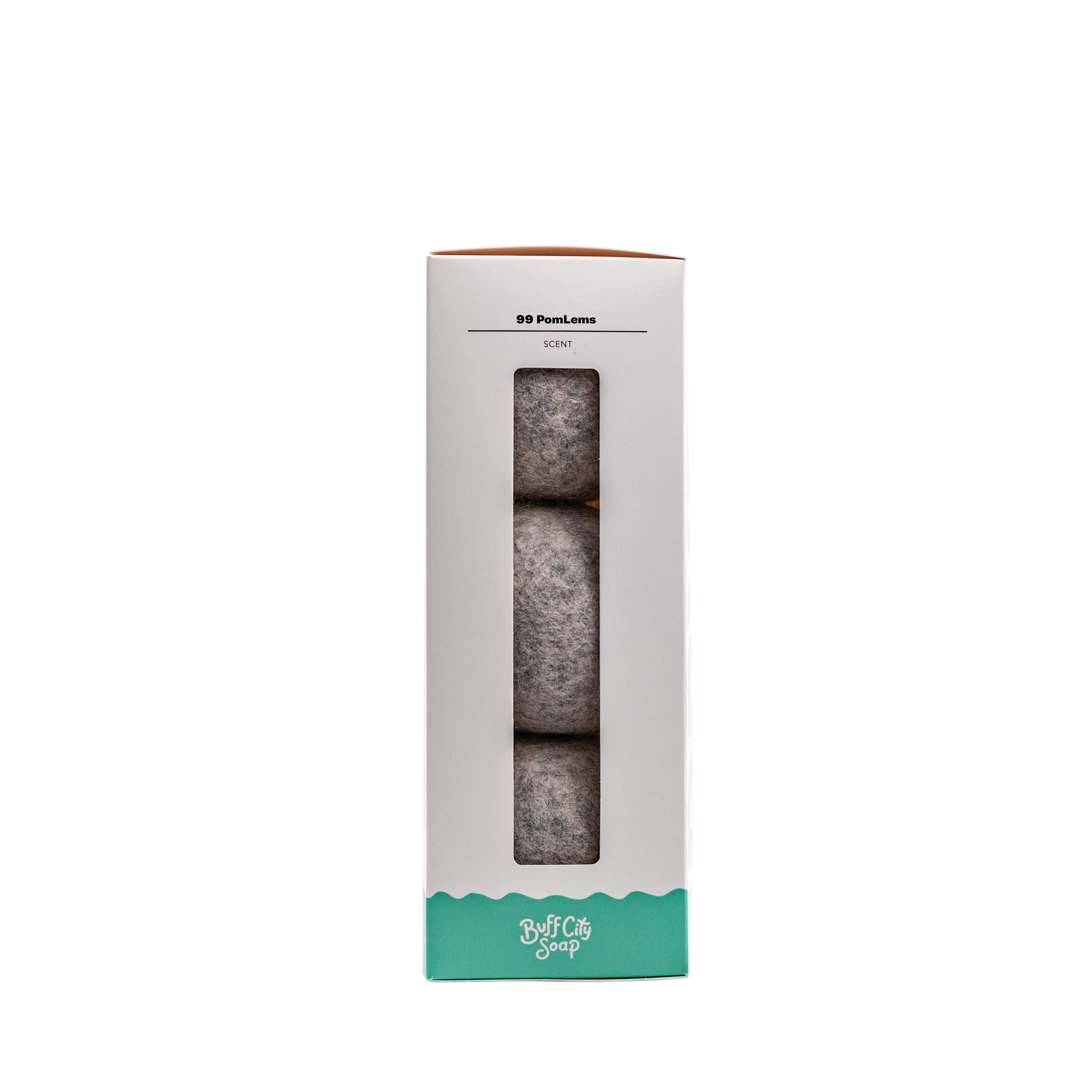 99 PomLems Wool Dryer Balls (Set of 3) by Buff City Soap Supply, LLC