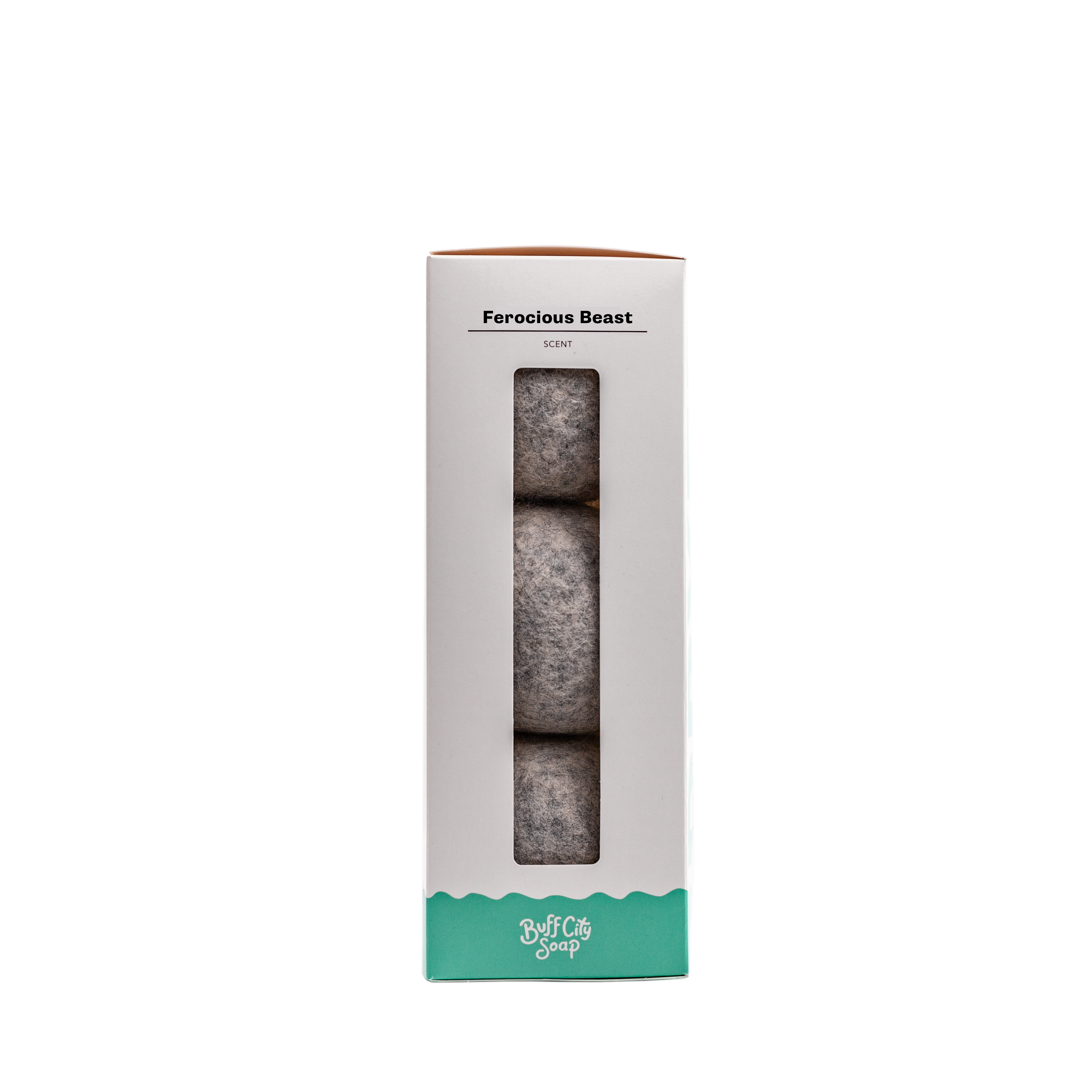 Ferocious Beast Wool Dryer Balls (Set of 3) by Buff City Soap Supply, LLC